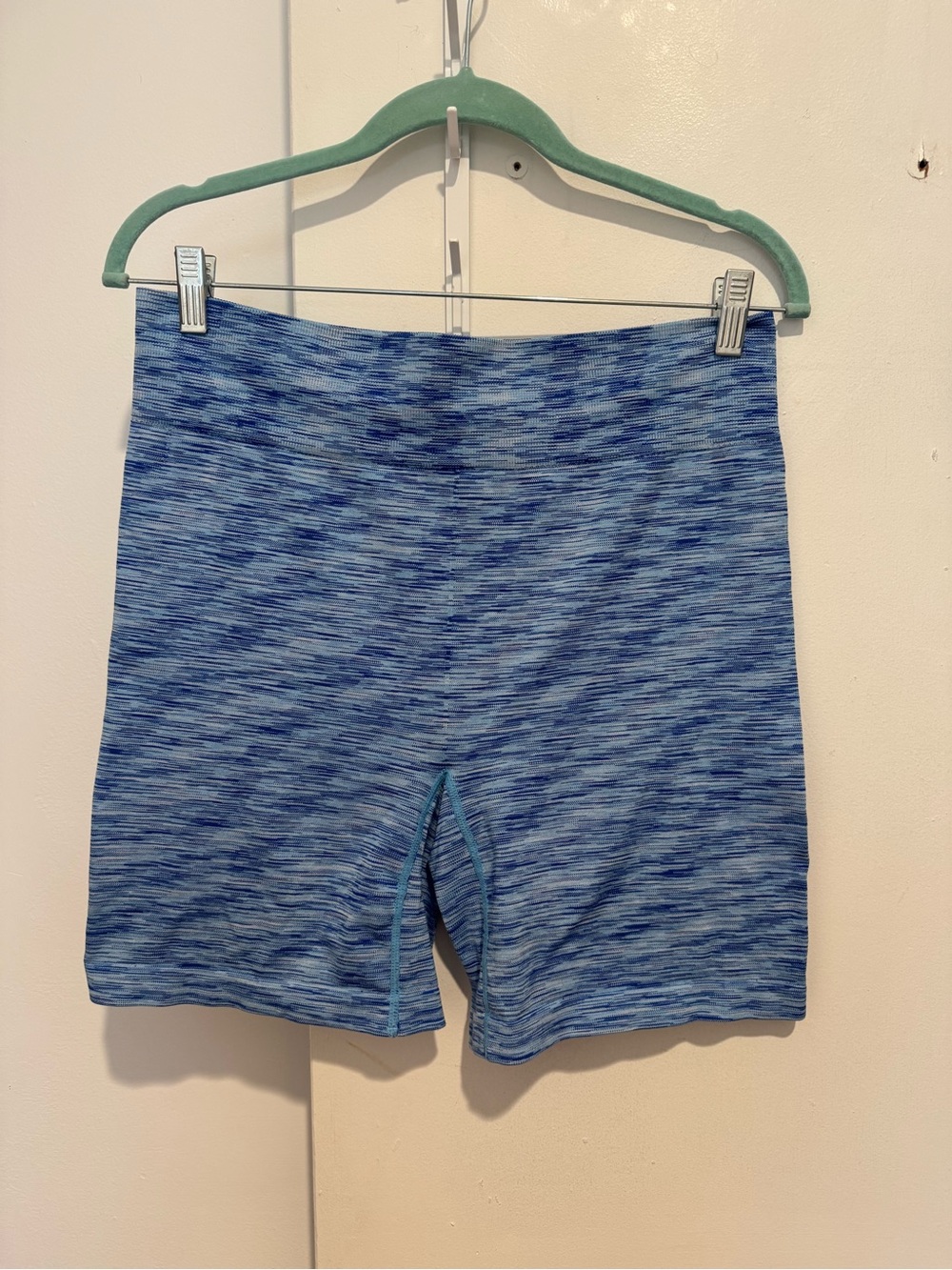 aerie Blue Space-Dye 5” Bike Shorts